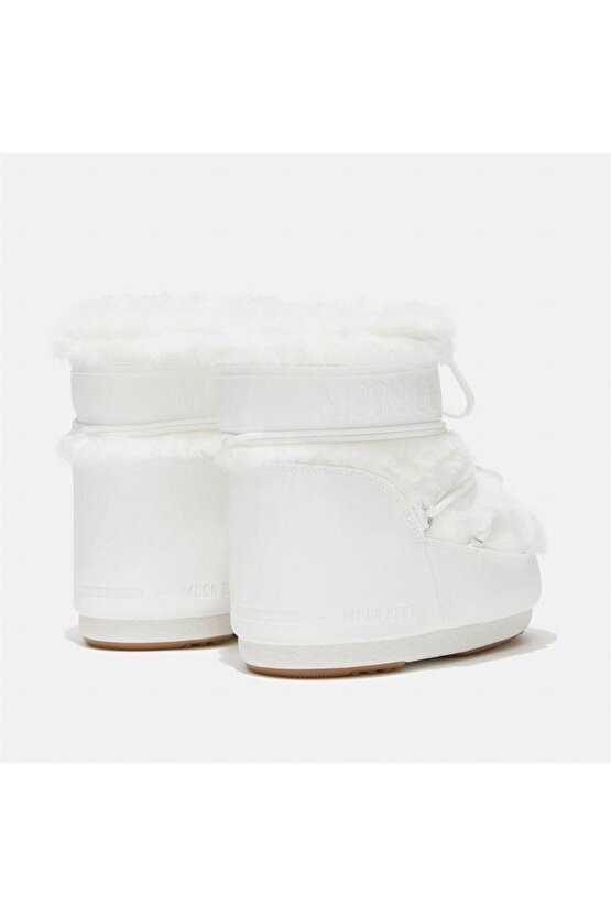 Kadın Bot 14093900-002 Icon Low Faux Fur Optical White