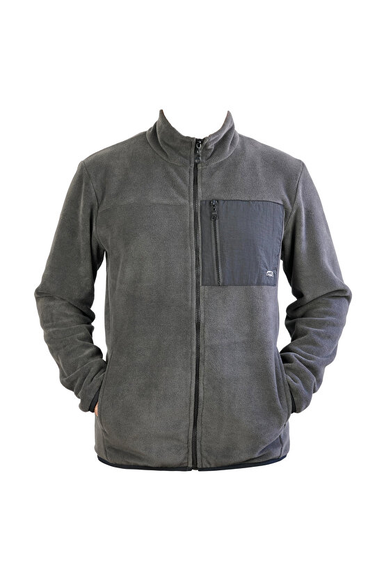 Premium Outdoor Welsoft Erkek Fermuarlı Polar Kalın, Nefes Alabilir, Kışlık Rahat Kumaş