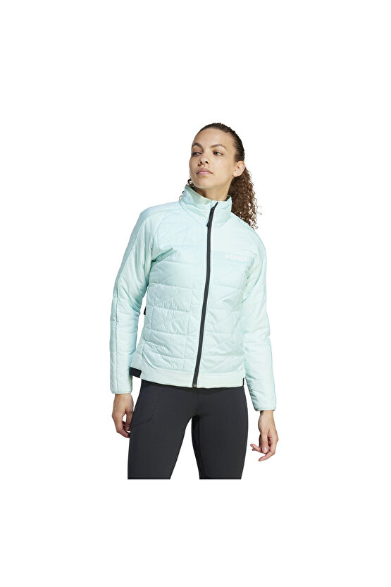 IB1099-K adidas W Multı Ins J Kadın Ceket A&ccedil;ık Mavi