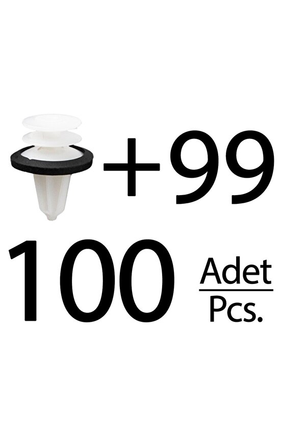 Ford Edge, Focus, Mondeo için Kapı Döşeme Klips- 100lü