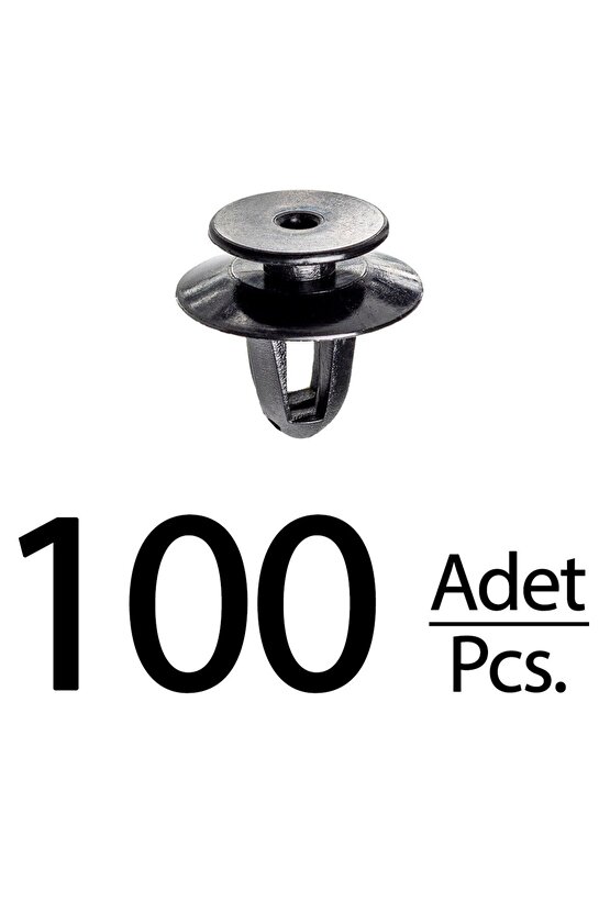 Audi Mitsubishi VW için İç Döşeme Klips - 100 Adet