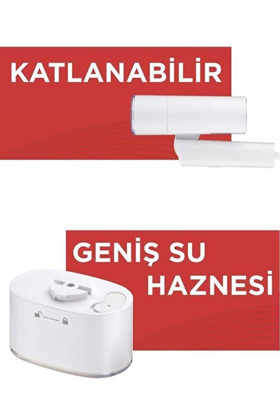 KG3112 Buharlı Kırışık Giderici 1200W Taşınabilir Seyahat Boy Dikey Ütü