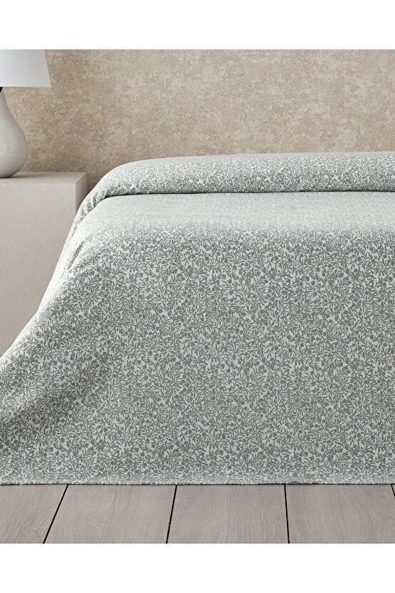 TIMELESS GARDEN Ecosoft Tek Kişilik Pike 150x220 cm Yeşil