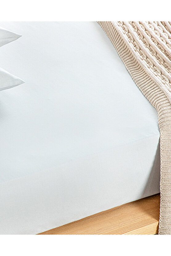 Novella Premium Soft Cotton Çift Kişilik Lastikli Çarşaf Takımı Beyaz