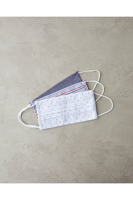 REGULAR LINE Pamuk Kumaş Maske 9,5x18 cm Antrasit