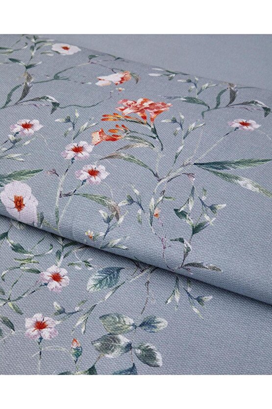 Harmony Garden Krep Super King Çarşaflı Nevresim Takımı 260x220 cm Seledon