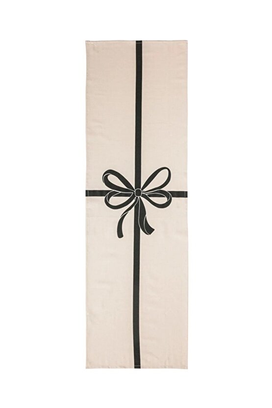 LCW HOME Siyah Fiyonk Baskılı Runner 45x150 Cm
