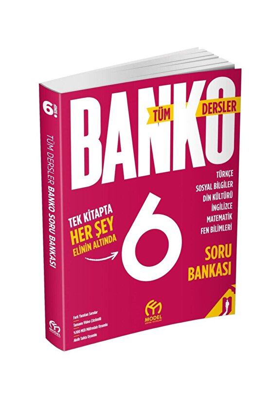 6.Sınıf Banko Tüm Dersler Soru Bankası