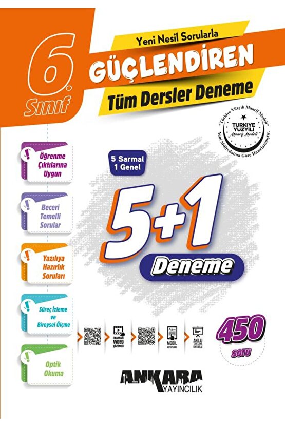 6. Sınıf Güçlendiren Tüm Dersler Denemeler