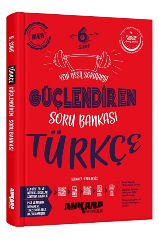 ANKARA YAY. 6.SINIF GÜÇ. TÜRKÇE SORU BANKASI 2026