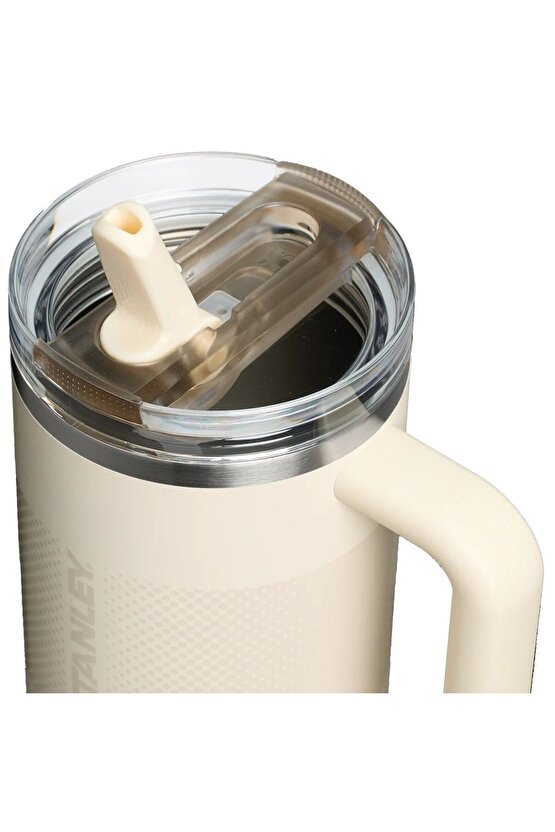 The Quencher ProTour Flip Straw Tumbler Pipetli Termos 1,18 LT Pipetli Matara BEJ
