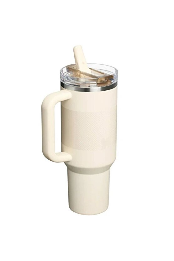 The Quencher ProTour Flip Straw Tumbler Pipetli Termos 1,18 LT Pipetli Matara BEJ
