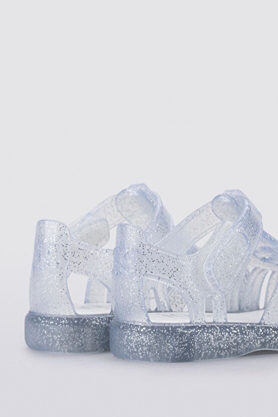 Tobby Gloss Glitter Çocuk Gri Sandalet S10308-ıgr091