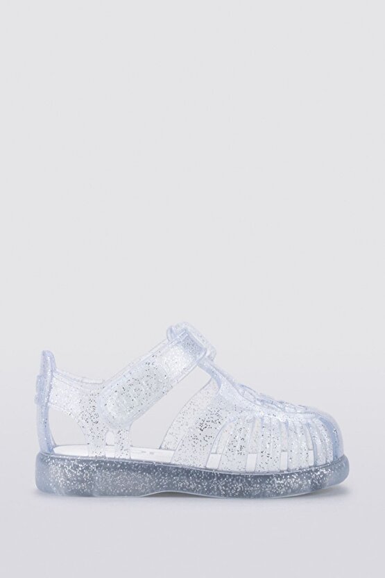 Tobby Gloss Glitter Çocuk Gri Sandalet S10308-ıgr091