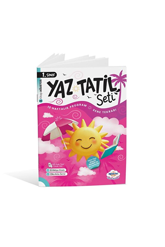 1.Sınıf Yaz Tatil Kitabı Seti - Öğretmenevde Yayınları (2025-2026)