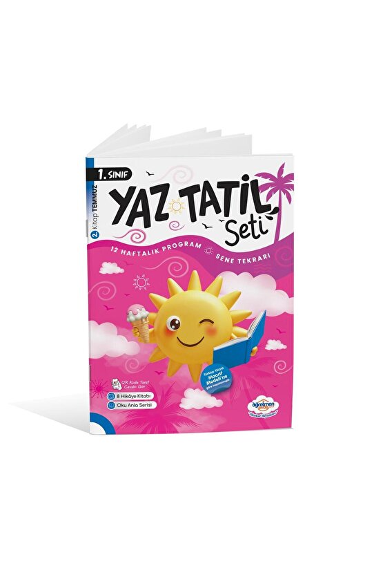 1.Sınıf Yaz Tatil Kitabı Seti - Öğretmenevde Yayınları (2025-2026)