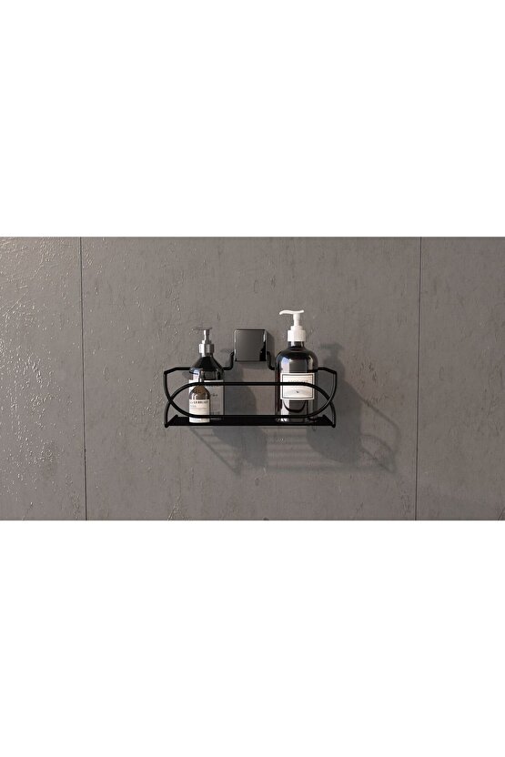 Decoratif Banyo-mutfak-balkon Çok Kullanışlı Metal Sepet Siyah Vida Yok ! Dc-5554