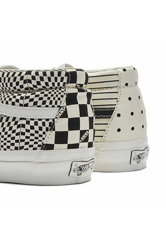 Unisex Sk8-Mid Reissue 83 Lx Pattern Clash Marshmallow Beyaz Sneaker