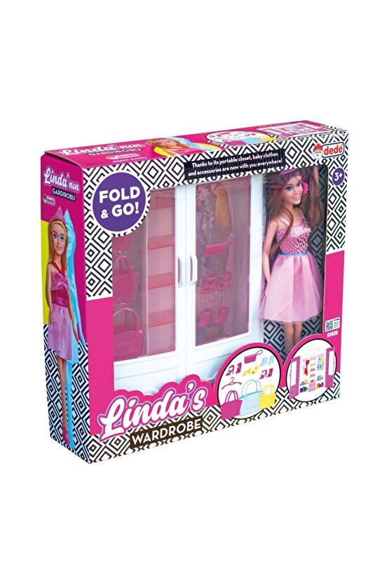 Lindanın Bebekli Gardırobu - Linda Dolap - Bebek Giysi Dolabı - Linda Gardırop - Gardrop