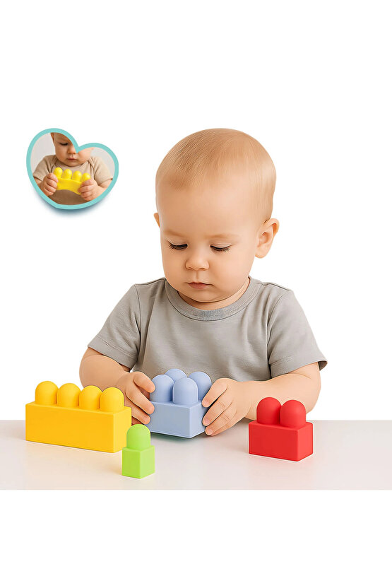 Yumuşak Bloki Blokları 38 Parça - Büyük Yumuşak Bloklar - Büyük Soft Lego Oyuncakları