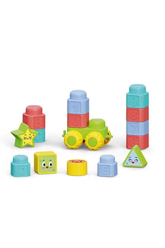 Yumuşak Big Bloklar ABC & 123 - Büyük Yumuşak Bloklar - Büyük Soft Lego Oyuncakları