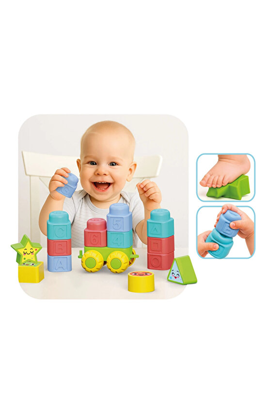 Yumuşak Big Bloklar ABC & 123 - Büyük Yumuşak Bloklar - Büyük Soft Lego Oyuncakları