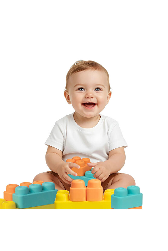 Yumuşak Soft Maxi Bloklar (41 Parça) - Soft Yumuşak Bloklar - Büyük Soft Lego Oyuncakları - Yumuşak