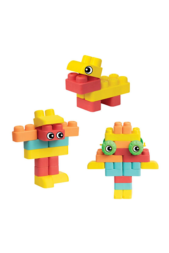 Yumuşak Soft Maxi Bloklar (41 Parça) - Soft Yumuşak Bloklar - Büyük Soft Lego Oyuncakları - Yumuşak