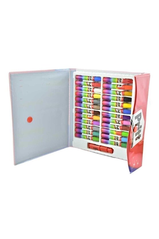 24 Lü Pastel Boya Çantalı Pastel 24 Renk Tutacak