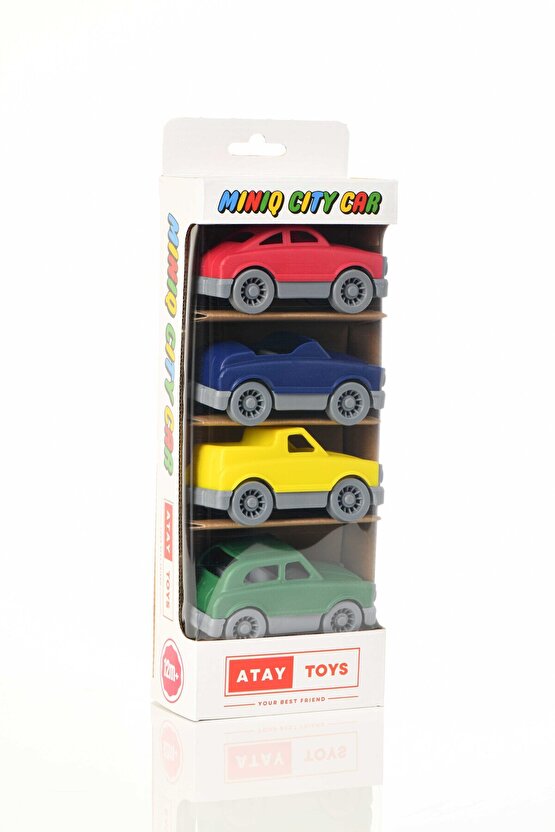 MINIQ CITY CAR CLASSIC MIX 4’LÜ SET OYUNCAK ARABA