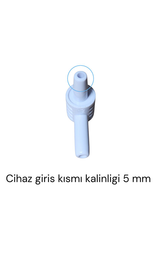 Dijital Tansiyon Aleti Konnektör Jak Bağlantı Aparatı Beyaz L Tıp 5 Mm