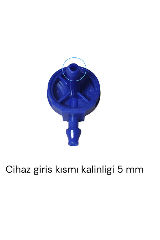 Dijital Tansiyon Aleti Konnektör Jak Bağlantı Aparatı Mavi Omron Tıp 5 Mm