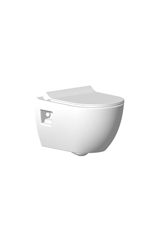 Ocean Kanalsız Asma Klozet A031171h, Yavaş Kapak
