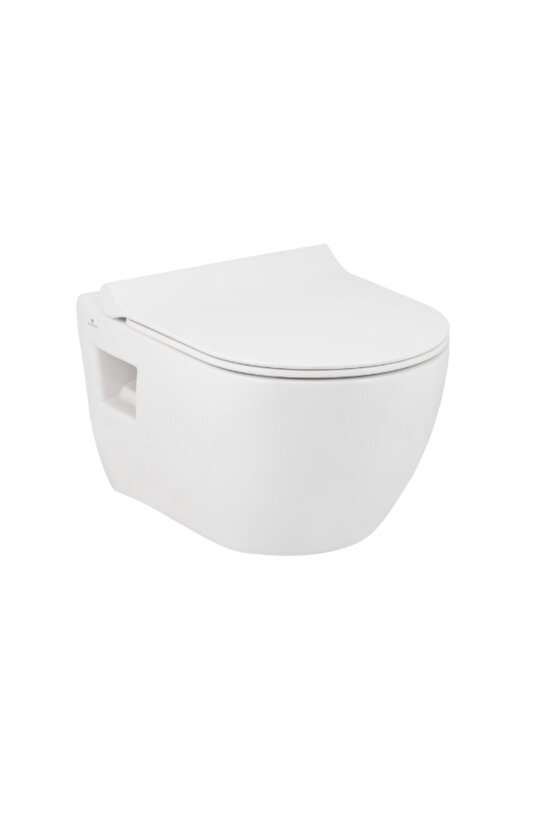 Ocean Kanalsız Asma Klozet A031171h, Yavaş Kapak