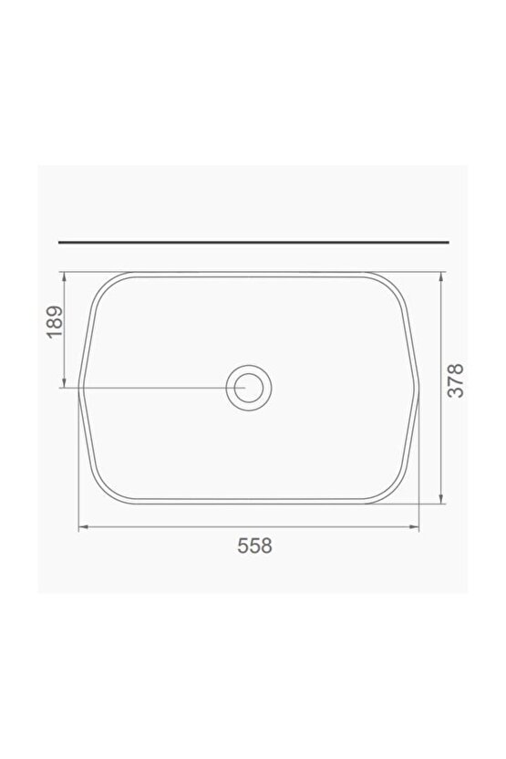 Lucıda Tezgahüstü Lavabo Beyaz Parlak 2232839997811479
