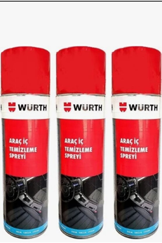 Araç İçi Temizleme Spreyi 500ml × 3lü