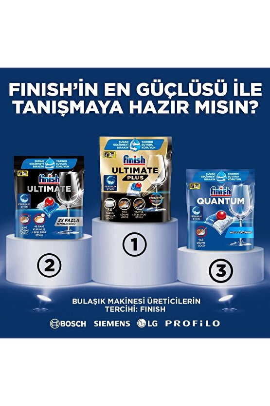 Quantum 400 Kapsül Bulaşık Makinesi Deterjanı Tableti (5 x 80 Kapsül)