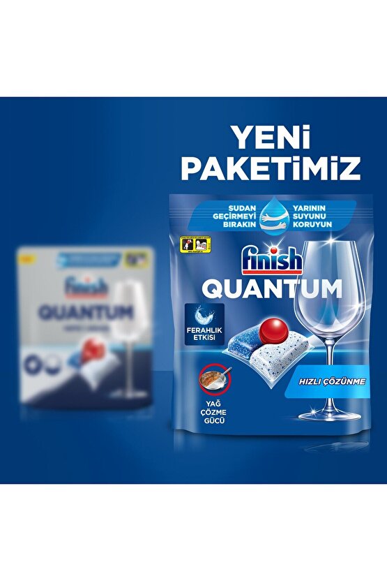 Quantum 400 Kapsül Bulaşık Makinesi Deterjanı Tableti (5 x 80 Kapsül)