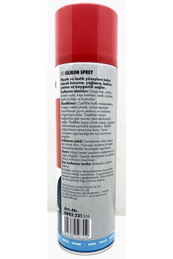 - Silikon Sprey (500 ML)