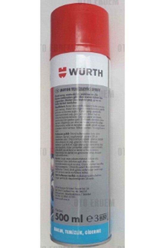 Motor Temizleme Spreyi 500 Ml ( YENİ NESİL )
