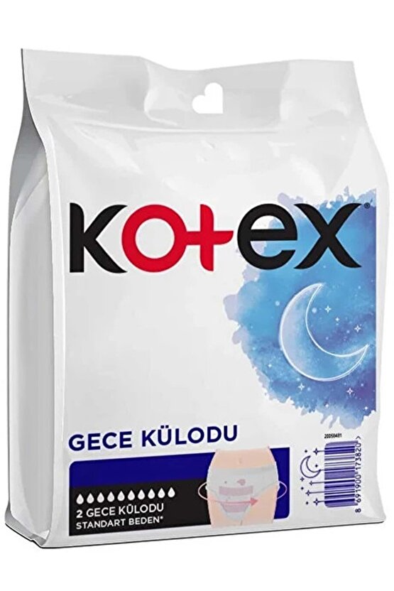 Gece Külodu  Külot Standart Beden Yoğun ReGl Dönemine Özel 4 Lü Set 2PK*2