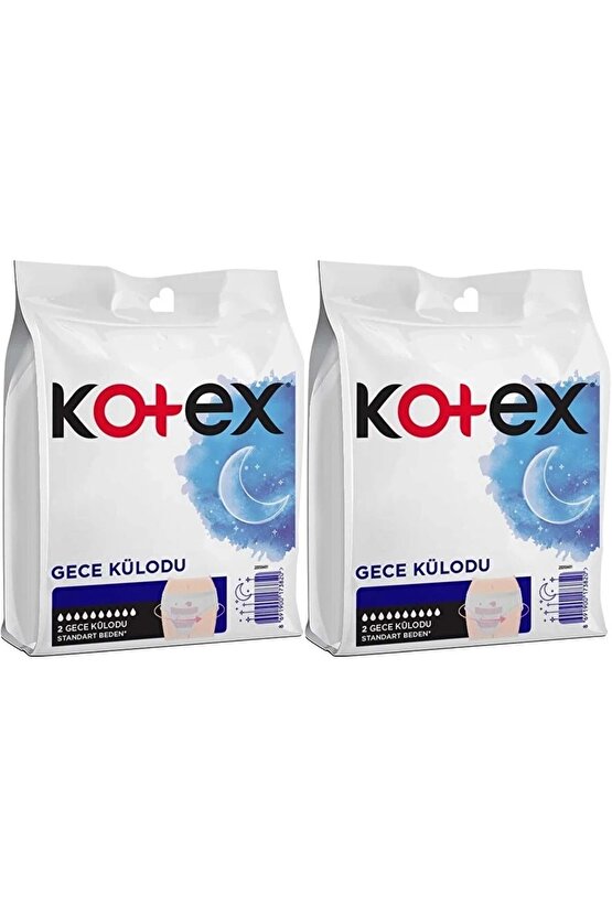 Gece Külodu  Külot Standart Beden Yoğun ReGl Dönemine Özel 4 Lü Set 2PK*2