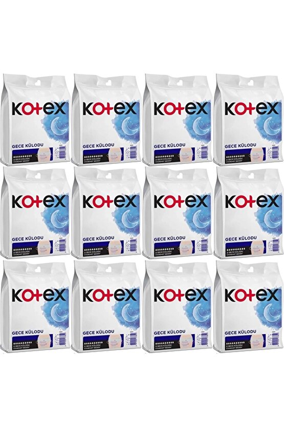 Gece Külodu  Külot Standart Beden Yoğun ReGl Dönemine Özel 24 Lü Set 12PK*2