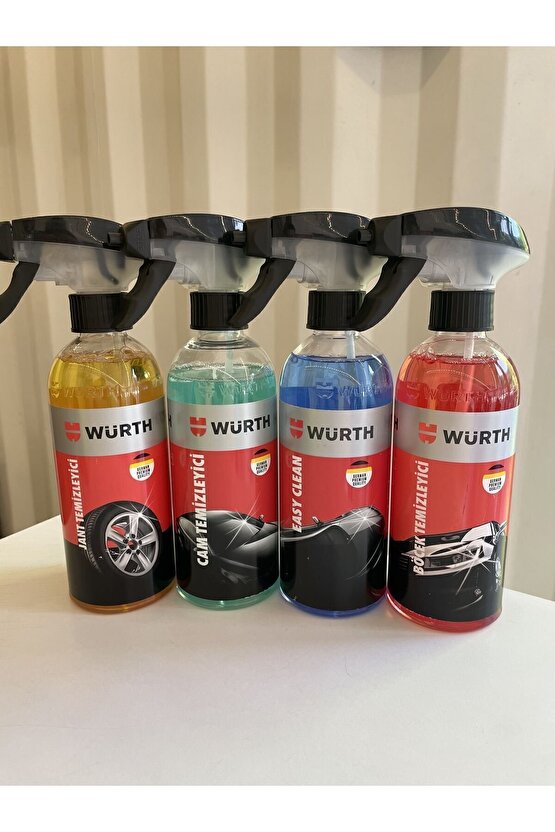 WÜRTH TEMİZLİK SETİ (CANT, JANT, BÖCEK, EASY CLEAN TEMİZLEYİCİ