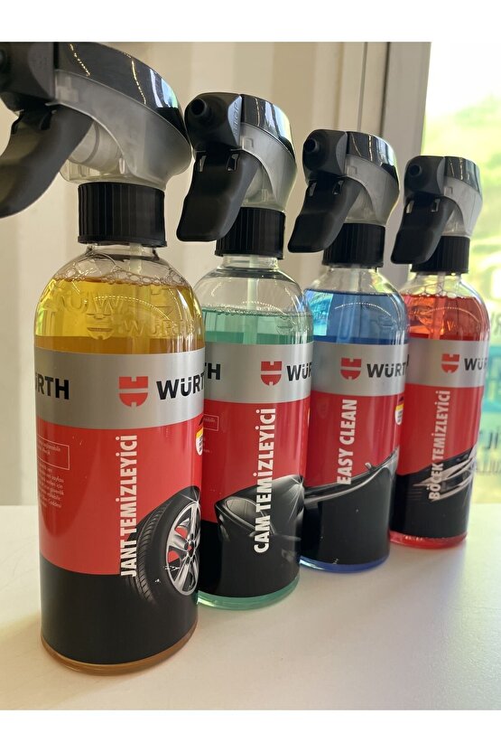 WÜRTH TEMİZLİK SETİ (CANT, JANT, BÖCEK, EASY CLEAN TEMİZLEYİCİ