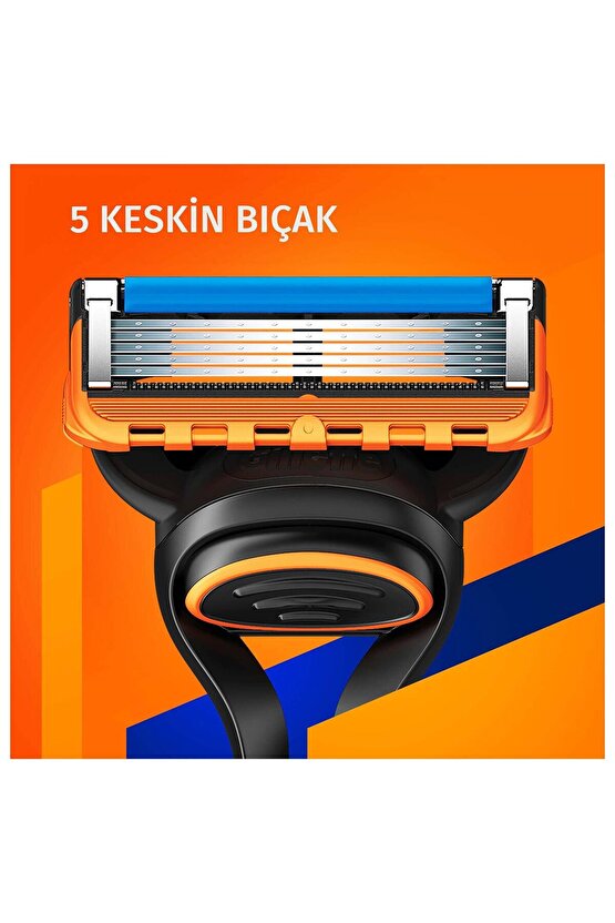 Fusion5 Tıraş Makinesi ve Yedek Bıçağı 5li + Tıraş Bıçağı Standı