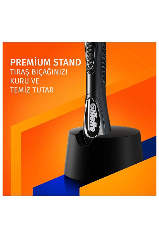 Fusion5 Tıraş Makinesi ve Yedek Bıçağı 5li + Tıraş Bıçağı Standı