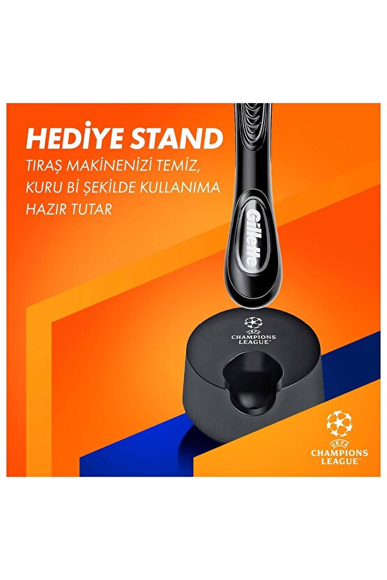 Fusion5 Tıraş Makinesi ve Yedek Bıçağı 5li + Tıraş Bıçağı Standı
