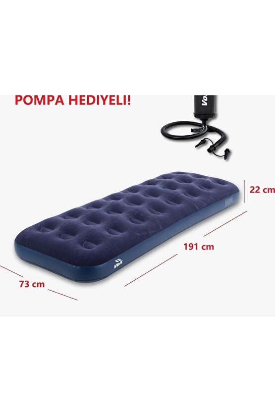 Şişme yatak pompa hediyeli