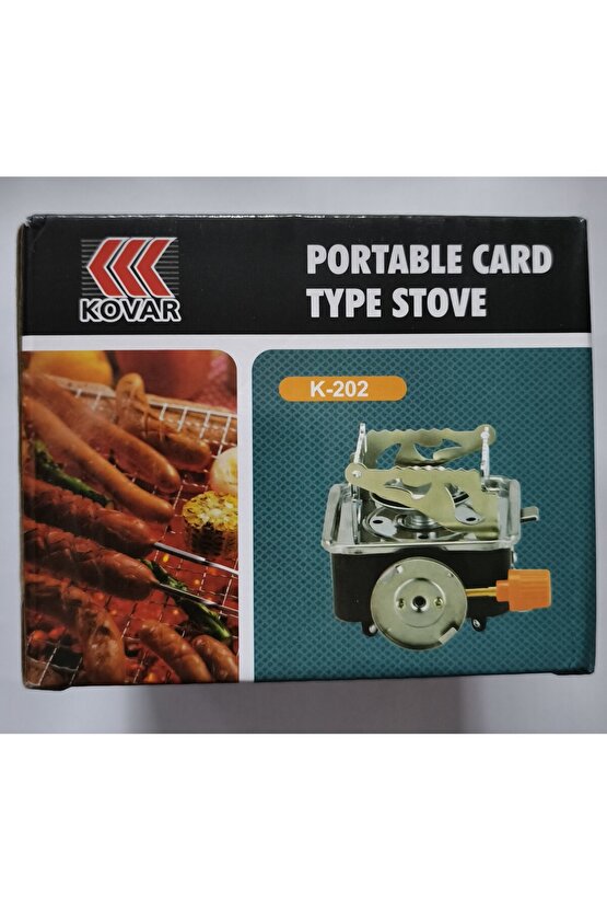 Kendinden Çakmaklı Taşınabilir Portatif Mini Kamp Ocağı
